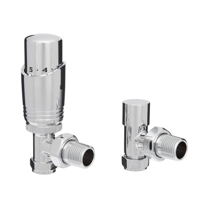 Arden Chrome Thermostatic Radiator Valve Set (CDC-ARDENTRV-CHR)