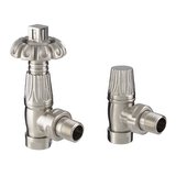 Bentley+Satin+Nickel+Gothic+Thermostatic+Radiator+Valve+Set (CDC-BENTGOTH-SATNI)