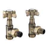 Tap+Head+Antique+Brass+Manual+Radiator+Valve+Set (CDC-TAPHEAD-ANTBR)